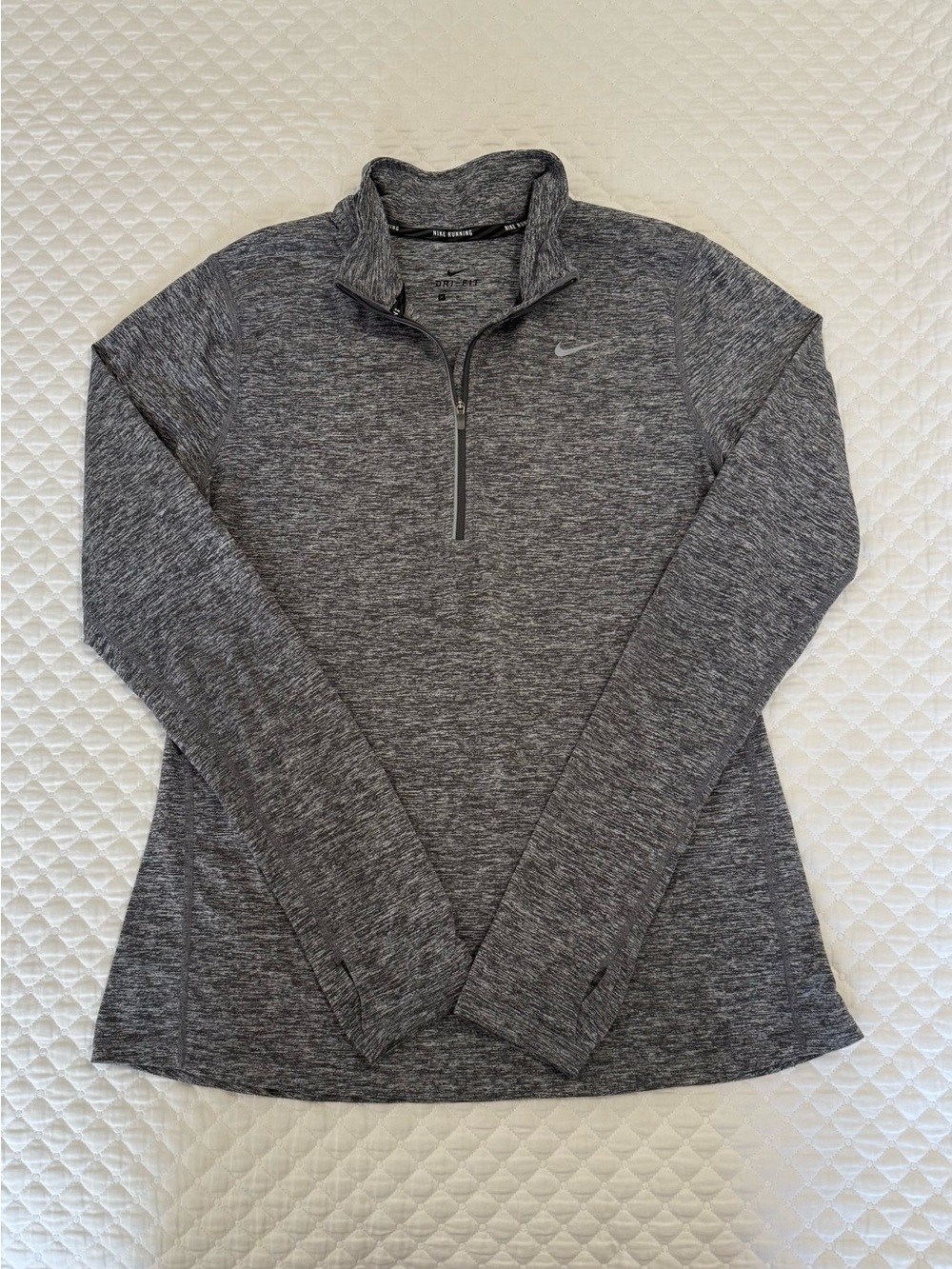 Nike Gray Heather Dri Fit Performance Top